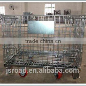 Widely used industrial steel material wire mesh containers / cage price for storage