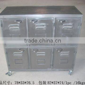 metal cabinet industrial style wholesale(XY10935)