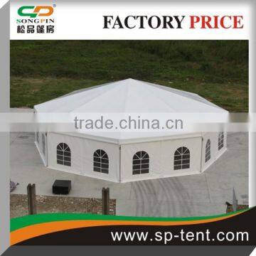 Promotional Outdoor Aluminum decagonal circus party tents Diameter 15m