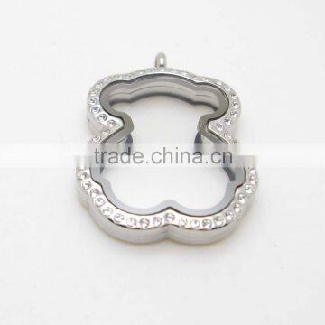Stainless Steel Bear Lockets for Promotion