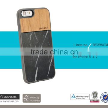 high quality cheap price hard stone phone case for i phone 6s, for iphone 6 marble stone wood phone case