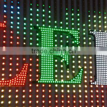 Black Pcb 8x32 Pixel Pitch 10mm, RGB Ws2812 Flexible Led Matrix photo-4