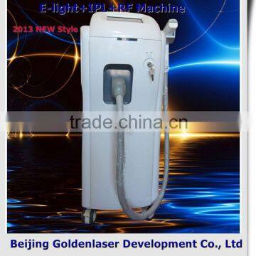 Acne Removal 2013 New Design Multi-Functional Skin Whitening Beauty Equipment E-light+IPL+RF Machine Air Pressure System