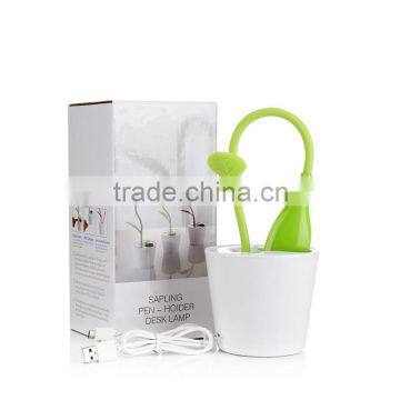 Modern Sapling Pen - Holder Desk Light Lithium Battery Led Table Lamps With Touch Dimmer photo-6