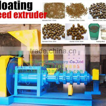 factory supply floating animal fish food feed pelleting making extruder machine