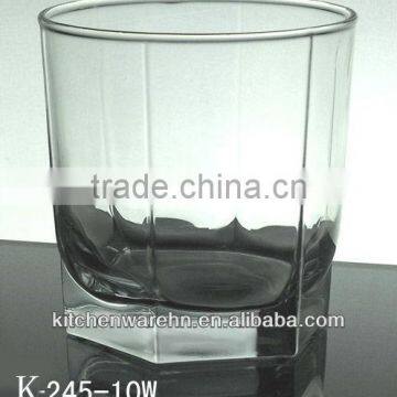 machine pressed tumbler glass