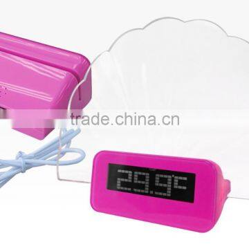 Plastic LED Digital Clock