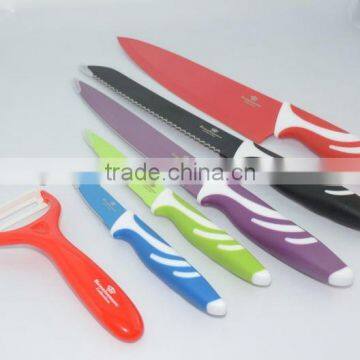 18/0 knife set in color box