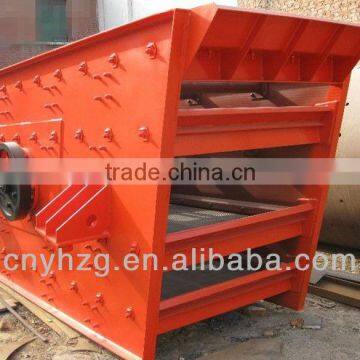 Construction vibrating screen for building materials