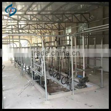 Install 2*8 cow milking machine for Africa customer 80 cows