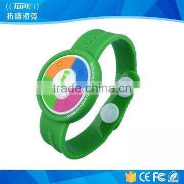 Custom thin rfid personalized bracelet for ticketing