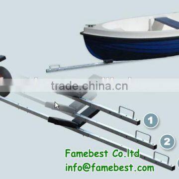 Galvanized Boat Trailer. Boat Dolly with 14'' Launching Wheels for small boats