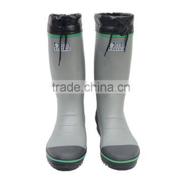 FARM WORKING INDUSTRIAL MEN RUBBER RAIN BOOTS WITH PU CUFF photo-3