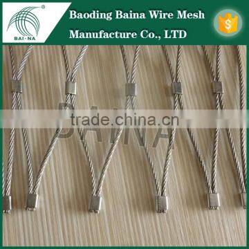 woven wire mesh for construction/ cable rope wire mesh