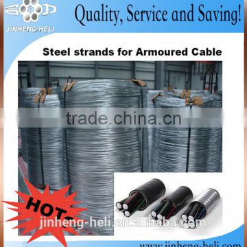 3.96mm galvanized high tensile steel cable