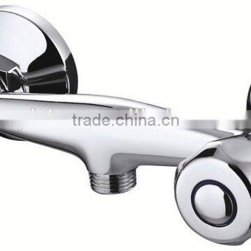 China In-wall Dual Handle Two holes Hot Cold Mixing Shower Faucet