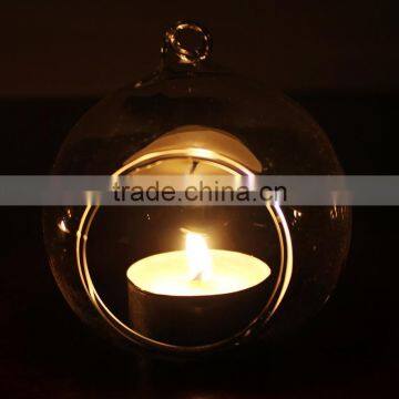 Hanging Glass Ball Candle Holder, Mini Flowerpot photo-3