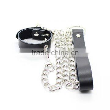 LEATHER CLIT COCK RINGS WITH LONG CHAIN SEX TOYS MALE CLIT COCK RINGS SEX TOYS WHOLESALES CLIT COCK RINGS FOR MEN photo-3