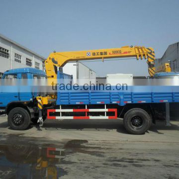 Dongfeng 145 truck mounted crane jib crane/good quality truck with crane