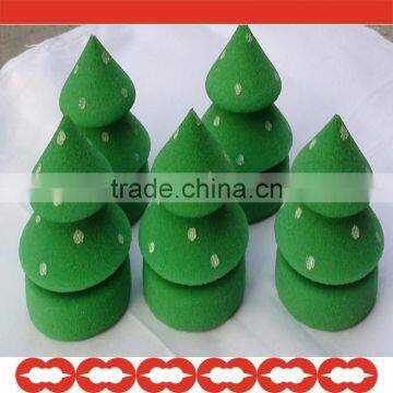 DIY Christmas Tree Hair Roller Hair Twist Sponge Factory photo-4