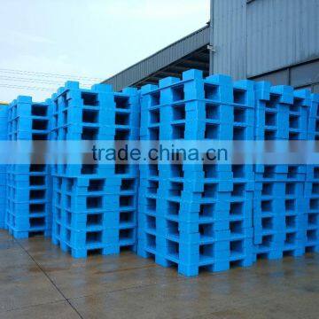 1000*1000 Double Side Plastic Pallet for Warehouse Racking photo-2