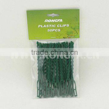 17cm Green Adjustable Garden Plant Plastic Twist Ties