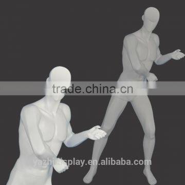 Fashion Matt White Kungfu Sports Male Mannequin photo-2