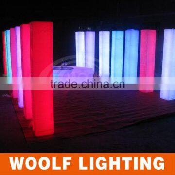 PE Plastic LED Inserted Rechargeable Light Up Pillar photo-2
