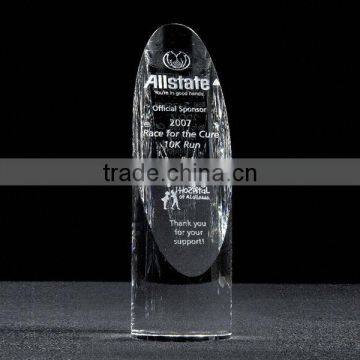 2016 elegant crystal trophy and crystal award for Souvenir