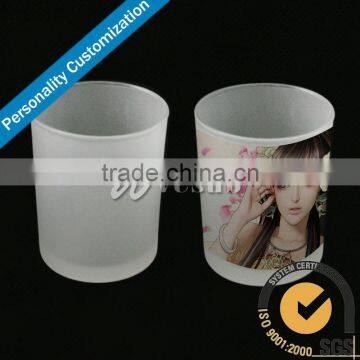 New Sublimation Blank decorative glass cup