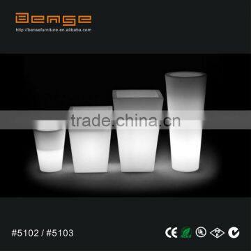 2013 white color LED Vase planter