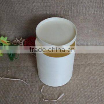 Food Grade Handmade Round Natural Decorative Veneer Wooden Bulk Tea Tins photo-2