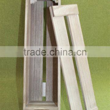 Vintage Handmade Cheap Wooden Wine Bottle Gift Packing Laths Boxes With Slide Lid photo-2