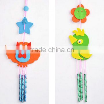 16053011 factory directly selling for Children handmade ready cutting eva windbell kit