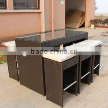 2016 Hot Sale Modern Handweaved Garden Rattan Resin Wicker Used Bar Furniture photo-2