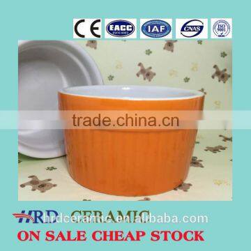 China manufacturer stocked ceramic ice cream bowls