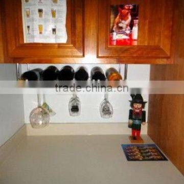 Under the Cabinet Wine and Glass Wine Rack photo-3