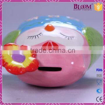 Beautiful Decoration Cutomized Ceramic Money Box photo-5