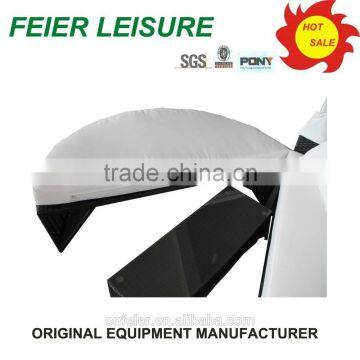 New Style Rattan Round Chaise Lounge Chair photo-4