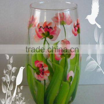 Hand-made Glass flower vase