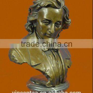 high quality bronze beethoven bust statue