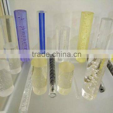 Colored Acrylic Plexiglass Bubble Cast Rod photo-3