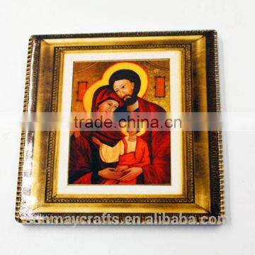 Custom Cheap Ceramic Holy Family Souvenir Plates for Sale photo-2