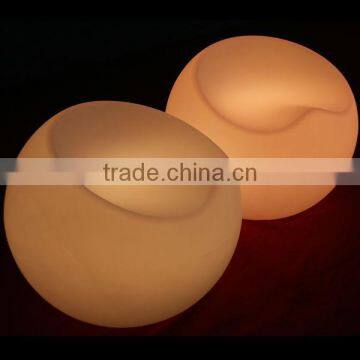 Perfect in apple shape and function luminous led chairs