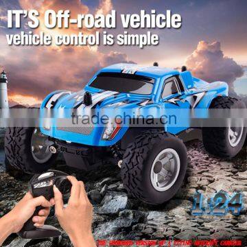 Alibaba Francais 2.4G 1:24 High Speed RC Monster Truck Car Toys Remote Control