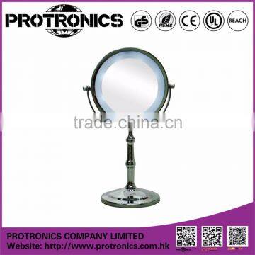 JM937 LED lighting mirror table mirror standing mirror double side magnifying