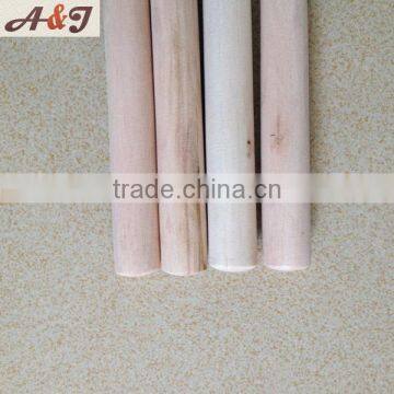 Wood Color Broom Stick With Metal Screw photo-5