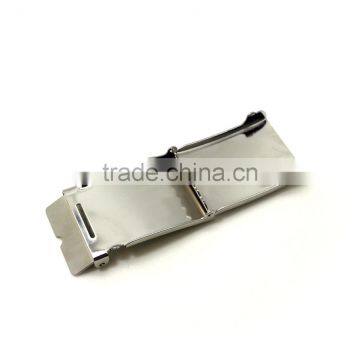 Hot Sale High Quality Belt Buckle, 1-1/2" Flip Top Garment Cloth Metal Stamping Steel Military Buckle Nickel Plate, Witth Tip photo-3