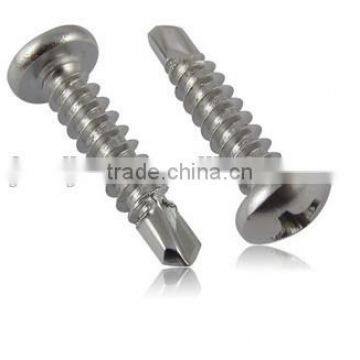 Nickel plated pan head self drilling screw factory price