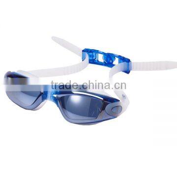 HuaYi swimming goggles with degree 150--600 Anti-fog Anti-UV waterproof Mirror Coated glasses.